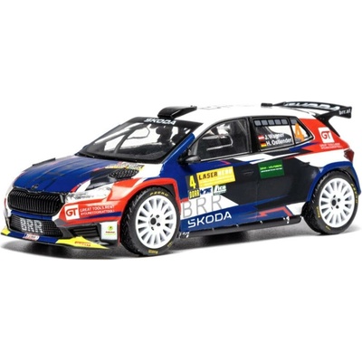 Ixo Škoda Fabia RS Rally2 4 Wagner/Ostlender Lavanttal Rallye 2024 Models 1:43