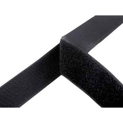 Suchý zip háček + plyš šíře 38 mm METRÁŽ - 1 bílá