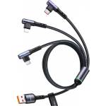 USAMS USB 2.0 A-C + Lightning + microUSB кабел 1, 2 м (SJ561USB01) (SJ561USB01)