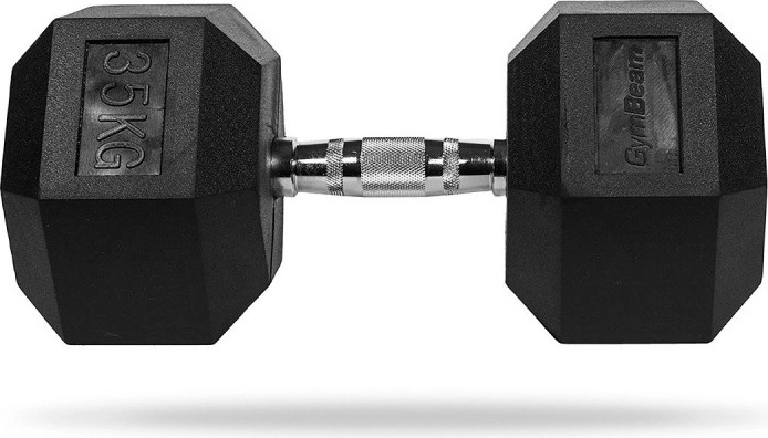 GymBeam Hexagonální jednoručka 5 kg