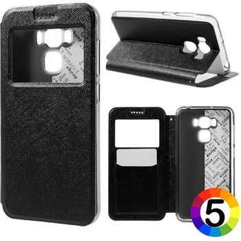 Image 1 of ASUS Zenfone 3 Max ZC553KL Window Кожен Калъф 2 и Протектор