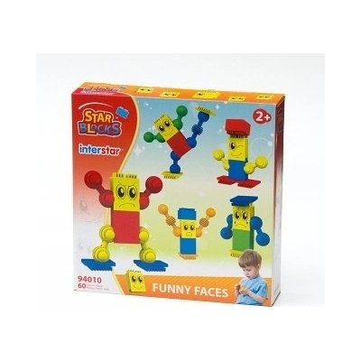 Interstar Legrační tváře 60 ks