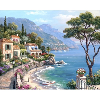 Diamond Art - Středozemní vyhlídka