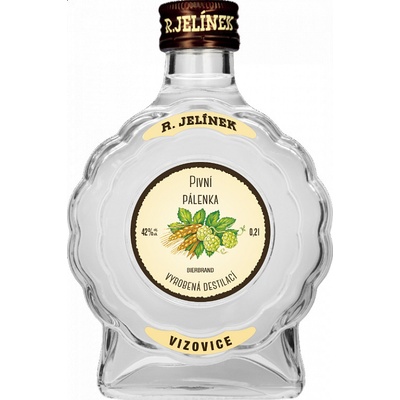 R. Jelínek Pivní pálenka 42% 0,2 l (holá láhev)