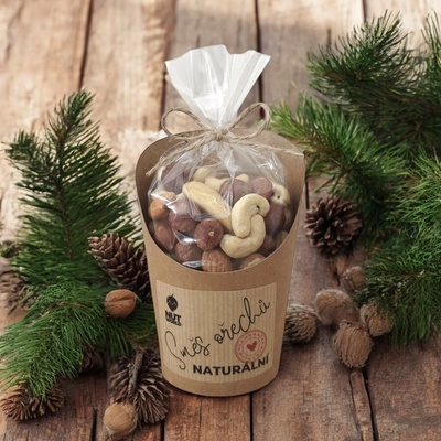 Nutworld Směs ořechů Naturální v celofánku a kelímku 180 g
