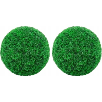vidaXL Umělé buxus koule 2 ks 27 cm