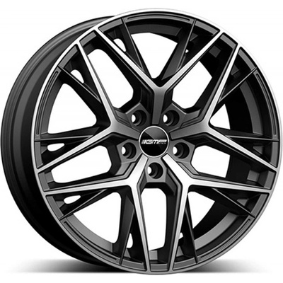 GMP Lunica 9,5x20 5x114,3 ET45 anthracite matt diamond