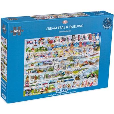 Gibsons Пъзел Gibsons от 2000 части - Британски колаж (G8019)