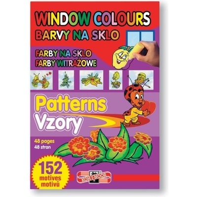 Koh-i-noor šablona vzory pro slupovací barvy 152 motivů