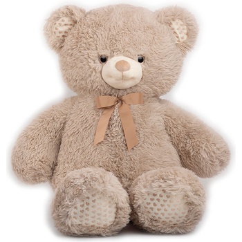 Плюш АМЕК Мече с глитерни лапи бежово, детска плюшена играчка