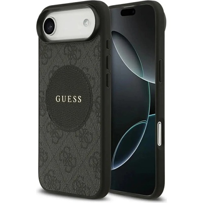 GUESS Калъф Guess 4G Circle Classic Logo MagSafe за iPhone Air - черен (3666339489977)