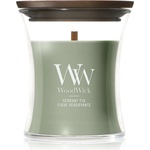 WoodWick Verdant Fig ароматна свещ с дървен фитил 85 гр