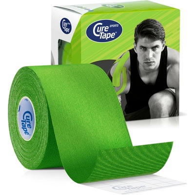 CureTape kineziologický tejp Sports lime 5 cm x 5 m