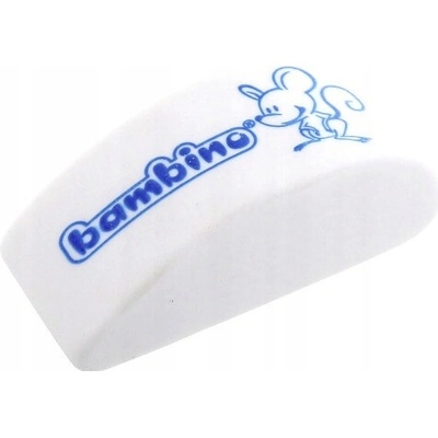 Bambino guma na mazanie biela myška