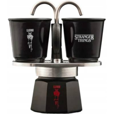 Bialetti MINI EXPRESS STRANGER THINGS 2 šálky + 2 TERMOCHROMOVÉ ŠÁLKY 90ml