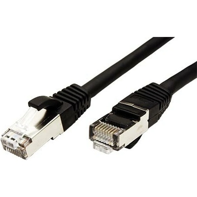 Value 21.99.1225 S/FTP patchkabel kat. 6, LSOH, 0,5m, černý