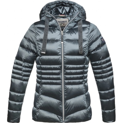 Dolomite Jacket Hood W's Corvara Satin Winter Blue