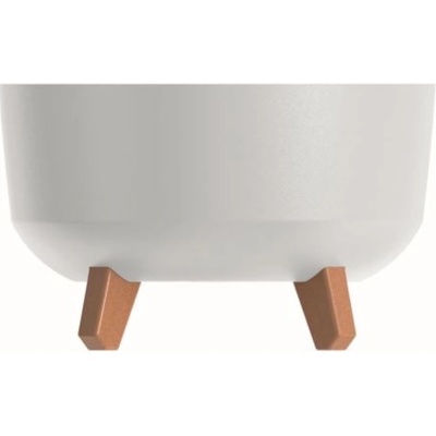 PROSPERPLAST Kvetináč GRACIA LOW 23,5 cm biely