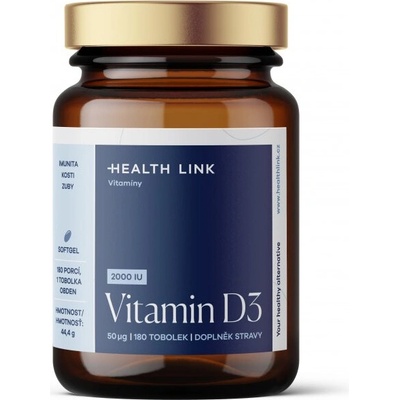 Health Link Vitamin D3 2000 IU 180 tabliet