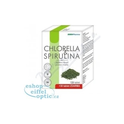 EdenPharma Chlorella Spirulina tablet 120+30