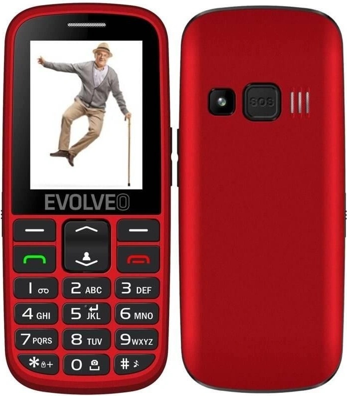 EVOLVEO EasyPhone EG Red