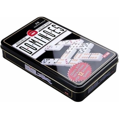 Mamido Logická Hra Domino v Kovovej Krabičke 28 Dielov