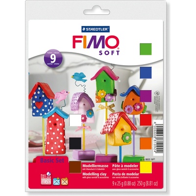 Fimo Soft Basic Modelovacia hmota sada 9x25 g polymérová 9