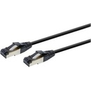 Gembird PP8-LSZHCU-BK-10M Patch, S/FTP, Cat 8, lanko, Cu, LSZH, 10m, černý