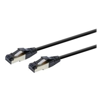 Gembird PP8-LSZHCU-BK-10M Patch, S/FTP, Cat 8, lanko, Cu, LSZH, 10m, černý