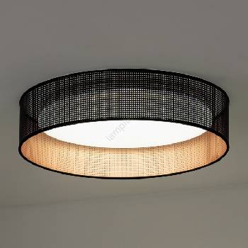 Image 1 of Duolla - LED Плафониера ROLLER LED/24W/230V Ø 45 см черен/меден (DU605380)