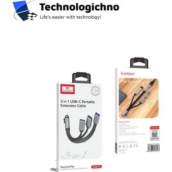 Earldom 3 PORTS USB HUB Earldom HUB17C (ET-HUB17C)