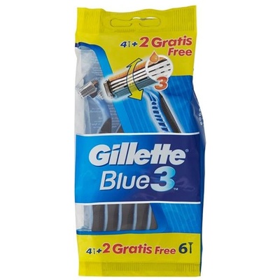 Gillette Самобръсначка за еднократна употреба Gillette Blue3 6 (чанта)