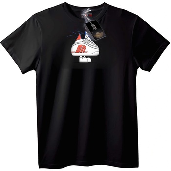 NOONEBRAND Тениска Марка Маратонки - S, Black