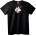 NOONEBRAND Тениска Марка Маратонки - S, Black