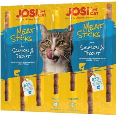 JosiCat Meat Sticks s lososem a pstruhem 35 g
