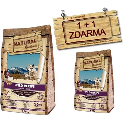Natural Greatness Wild Recipe All B./kachna krůta kuře/2 kg