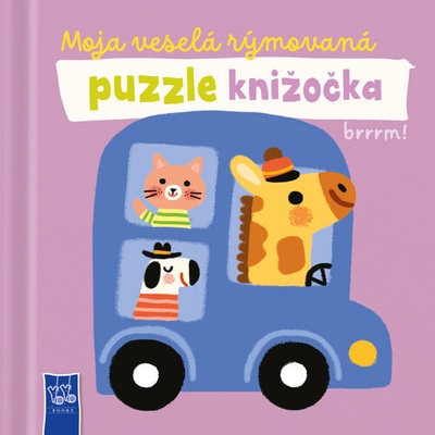 Moja veselá rýmovaná puzzle knižočka Brrrm!