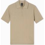 Armani Exchange Блуза с яка Armani Exchange Men's Knitted Polo Shirt - Winter Beige