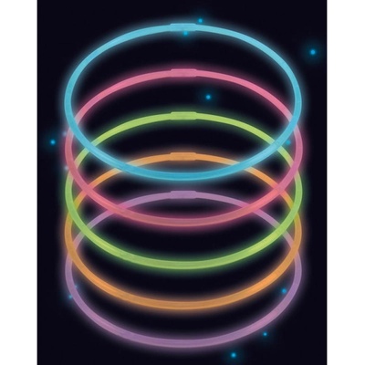 Amscan Svítící náhrdelník, MIX BAREV, 56 cm, 10 ks – Zboží Dáma