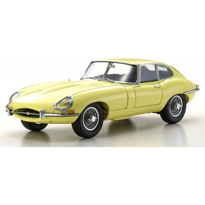 Kyosho Jaguar E Type 3.8L Coupe Serie 1 1961 Pale Primose 1:18