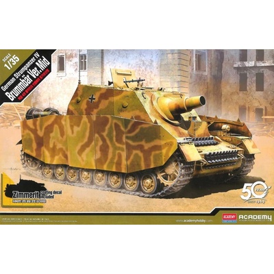 Academy German Strumpanzer IV Brummbar Ver.Mid w Zimmerit 1:35