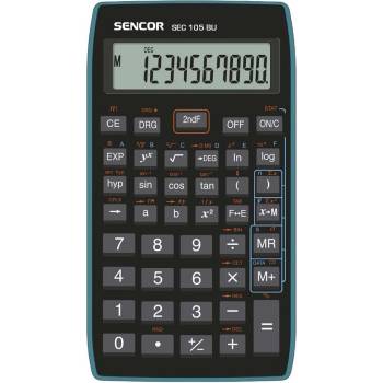 Sencor Научен калкулатор sencor sec-105 56 функции 10 цифри син 45011707 (45011707)