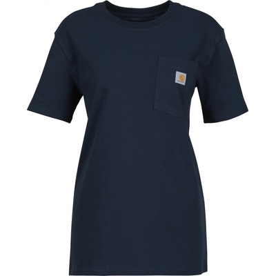 Carhartt Дамска тениска Carhartt Women's Loose Fit Heavyweight S/S Pocket Cotton T-shirt - Navy (116-6642-0213)