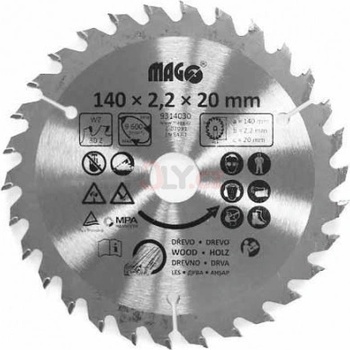Magg Pilový kotouč 140x2,2x20 30z č.9314030 sš.
