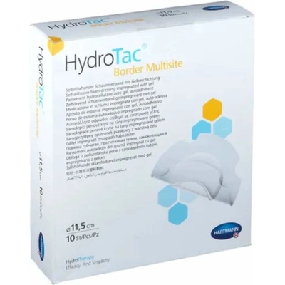 HydroTac Border Multisite Krytie na rany penové kruh priemer 11,5 cm 10 ks