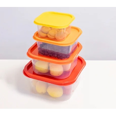 Sterk РК Сет кутии / контейнери ДЪГА 4бр. гол. (Curcubeu 4 ) (392766)