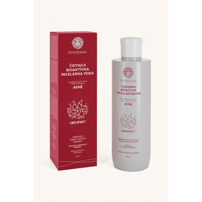 Epiderma bioaktívna CBD micelárna voda pri akné 300 ml