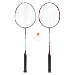 Nils extreme NRZ002 STEEL/BADMINTON SET 2 RACKETS + AILERON NILS