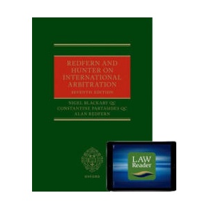 Redfern and Hunter on International Arbitration (Hardback + LawReader pack) 7/e (Pack) | Blackaby KC, Nigel (Partner, Partner, Freshfields Bruckhaus Deringer), Partasides KC, Constantine (Founding Partner, Founding Partner, Three Crowns LLP), Redfern, Ala