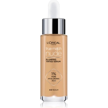 L'Oréal True Match Nude Plumping Tinted Serum серум да уеднакви цвета на кожата цвят 4-5 Medium 30ml